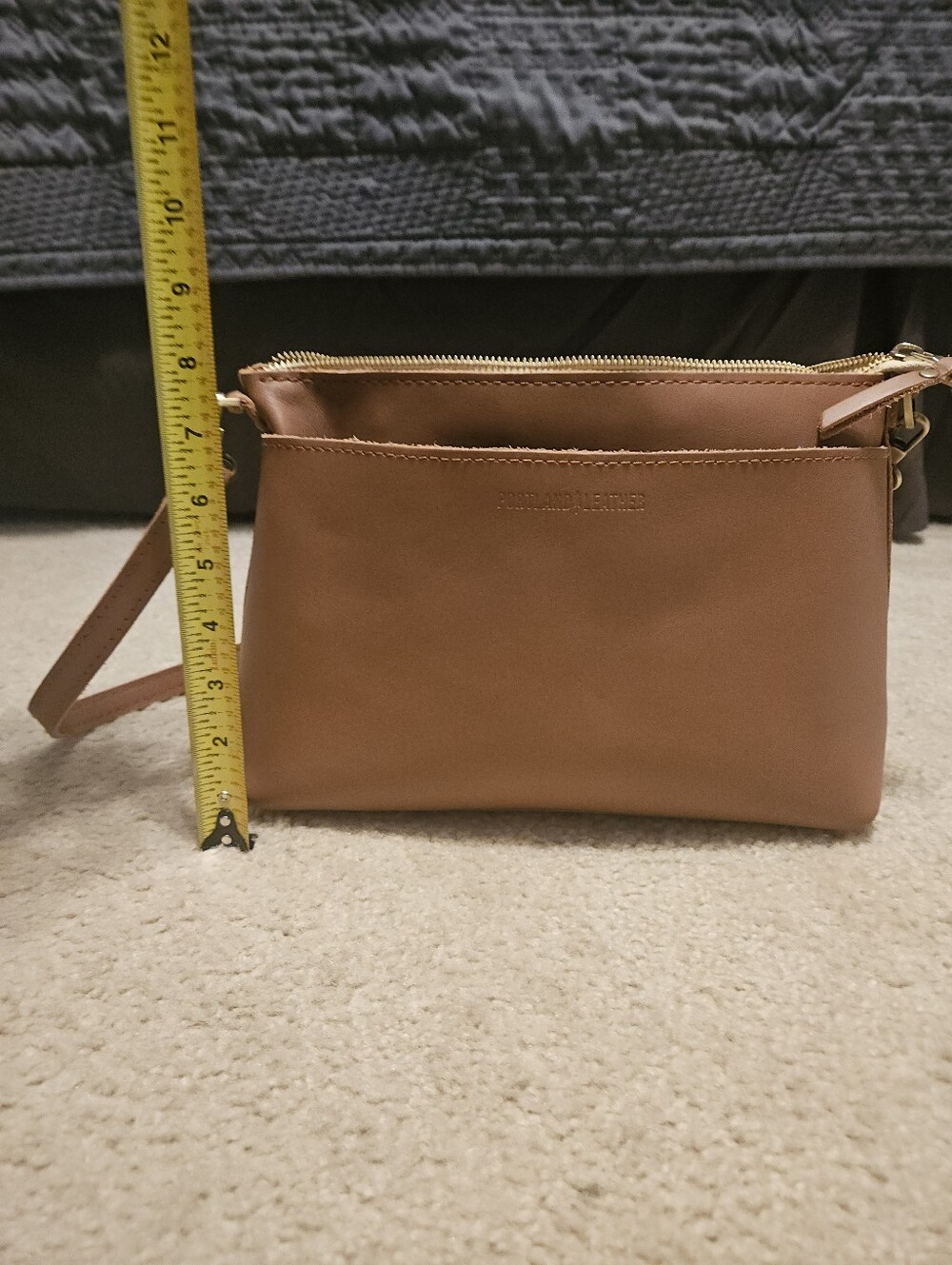 Portland Leather Poppy Purse In Sunkissed. - Picture 12 of 12